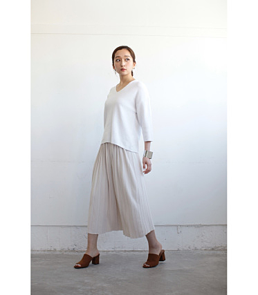 ニットプリーツミディSK