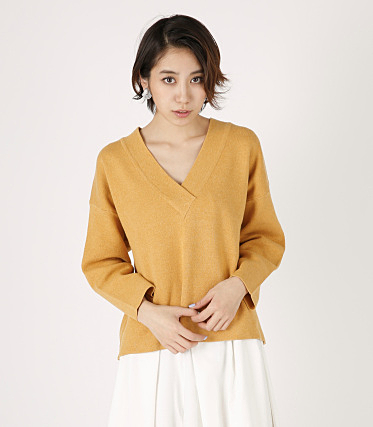 DEEP V BOX KNIT