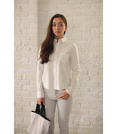 起毛オックス長袖シャツ