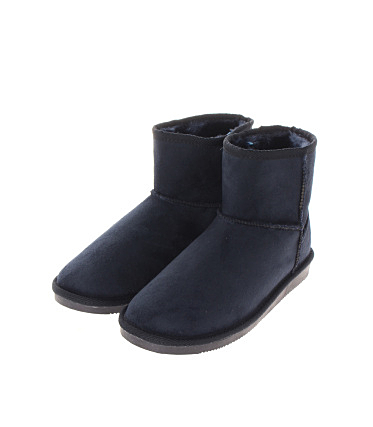 シンプルファーショートブーツ２