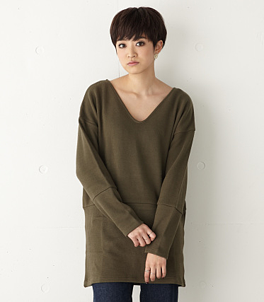 CUT COMBI V／N TOPS