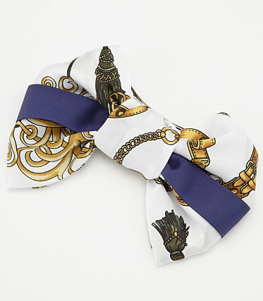 ビッグ リボン バレッタ