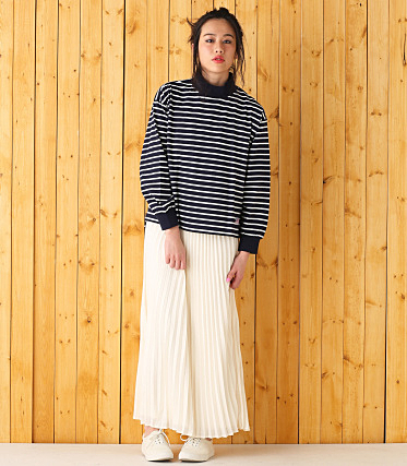 プリーツ ロング スカート