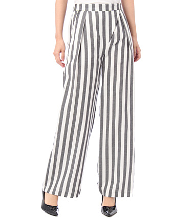 PE／RYアシンメトリーワイドパンツ