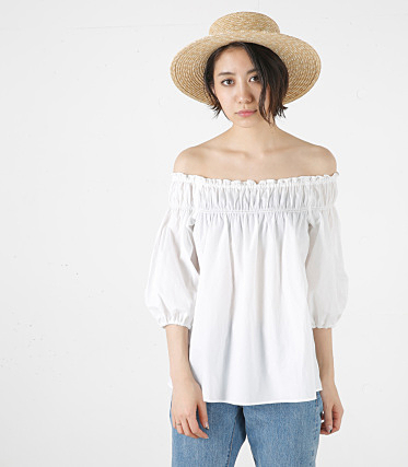 VOLUME／S OFFSHOULDER TOPS／F