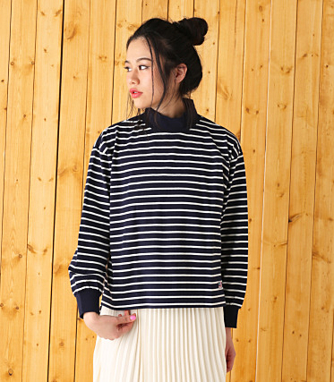 ハイネック ロング スリーブ Tシャツ