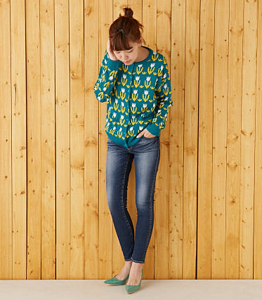 DEEP BLUE スキニー