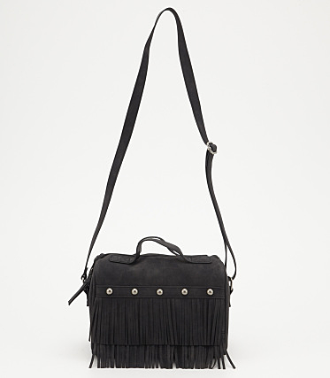 フリンジ ミニ ボストン