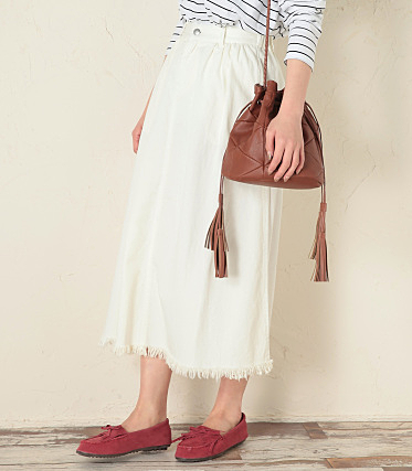 裾フリンジフレアSK