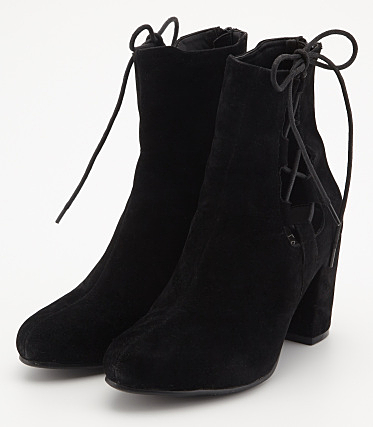 サイドレースアップショートブーツ