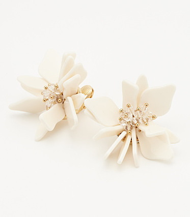 シアーフラワーイヤリング