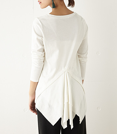 BACKレイヤードロンT