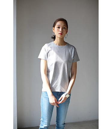 オーガニックコットンクルーネック半袖PO