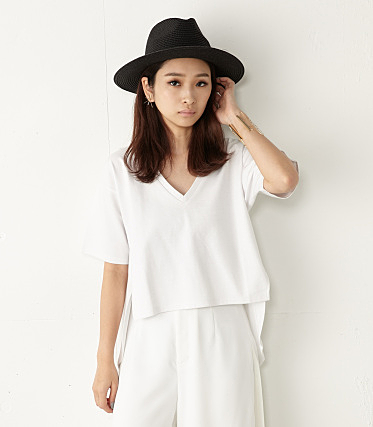 SIDE SLIT SILKETE TOPS