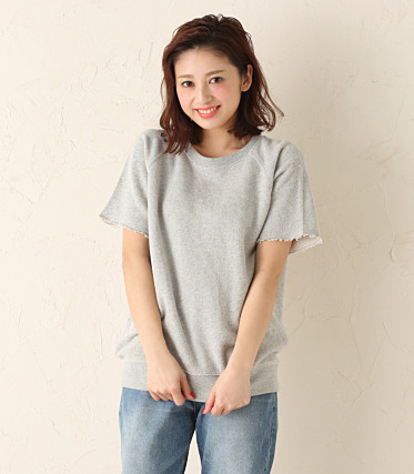 インレイ裏毛半袖P／O