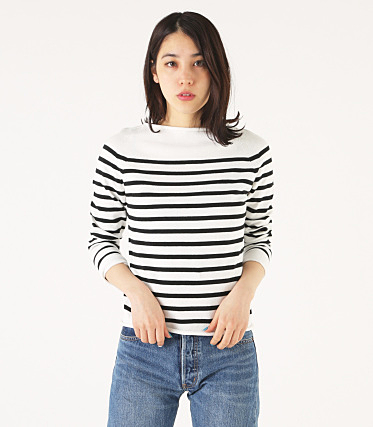 Boatneck Knit Tops