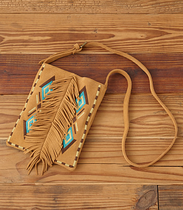 SPEARHEAD SUEDE POCHETTE