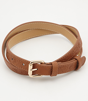 フラワーエンボスベルト