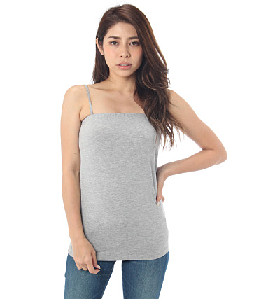 ファイン40／-TRPu天竺カップ付ベアトップ