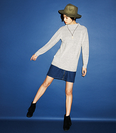 chickモヘアタッチハイネックP／O