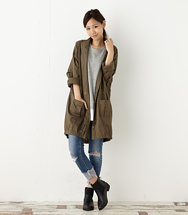 ミリタリーライトブルゾン