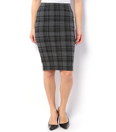 カット起毛チェックタイトSK