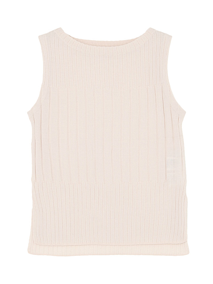 ランダムリブノースリーブKT