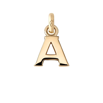 18ct Yellow Gold A Charm