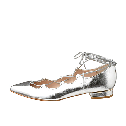 今季のニューフェイス☆レースアップフラットシューズ