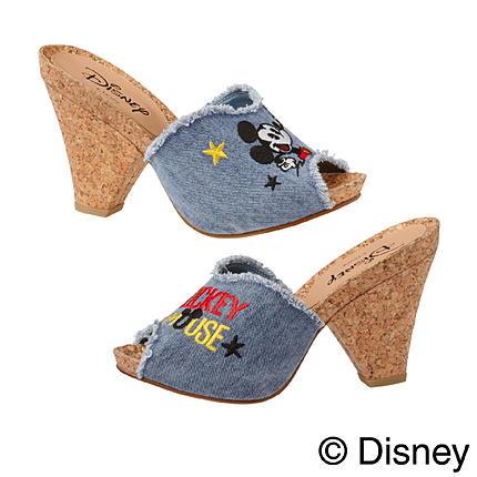 モールドヒールでカジュアルに★キャラクターミュール