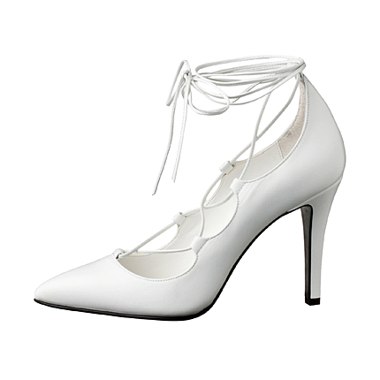 足元からセクシーに攻める★レースアップパンプス