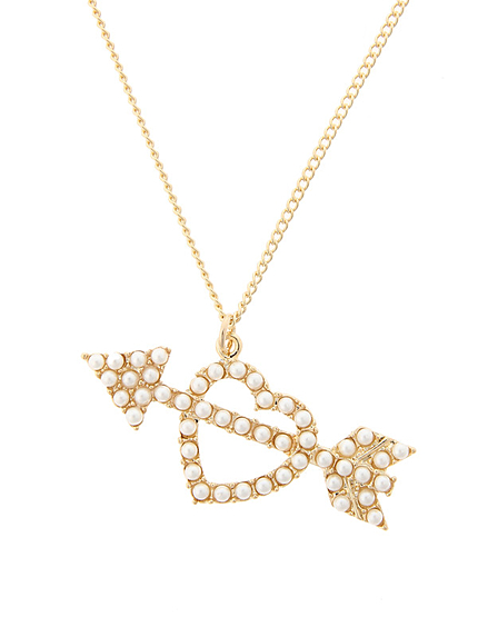 WEGO/ハートアローネックレス