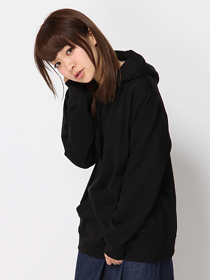 WEGO/カラー無地パーカー