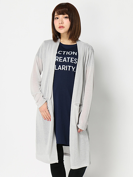 [GIORDANO]アンサンブルロングカーディガン