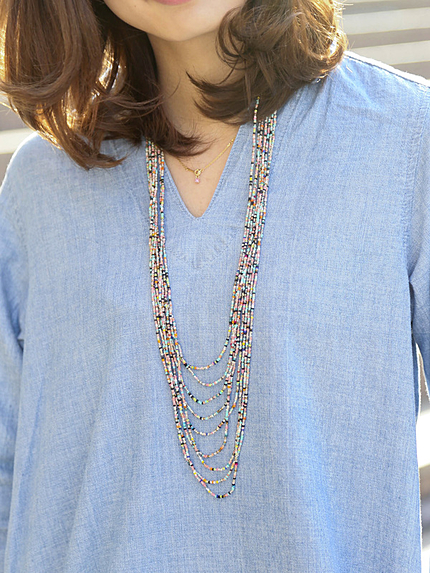 NINE BEADS NC/ビーズネックレス