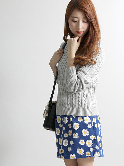 WEGO/ベルト付きコクーンスカート