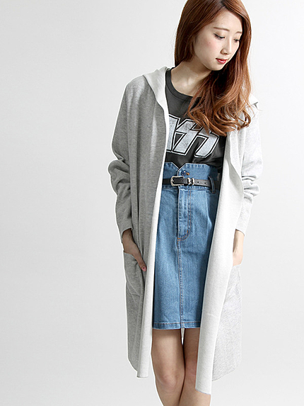 WEGO/Wフェイスコーディガン