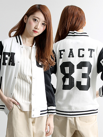 WEGO/スウェットスタジャン