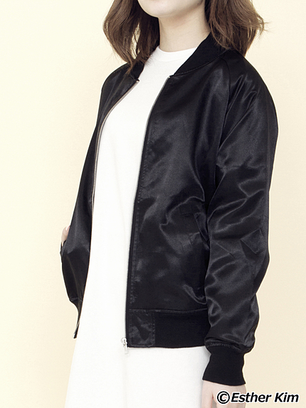 WC|Esther Kimコラボサテンブルゾン