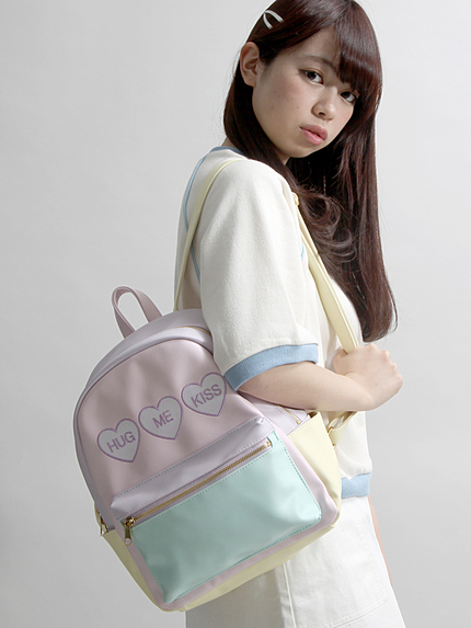 WEGO/ハートロゴリュック