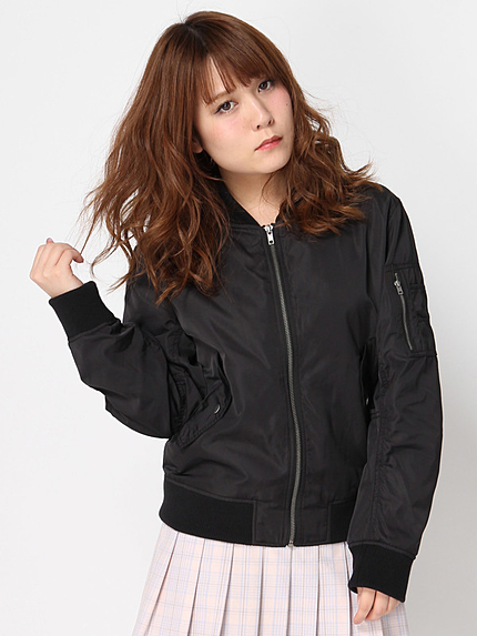 [GIORDANO]スプリングMA-1ジャケット