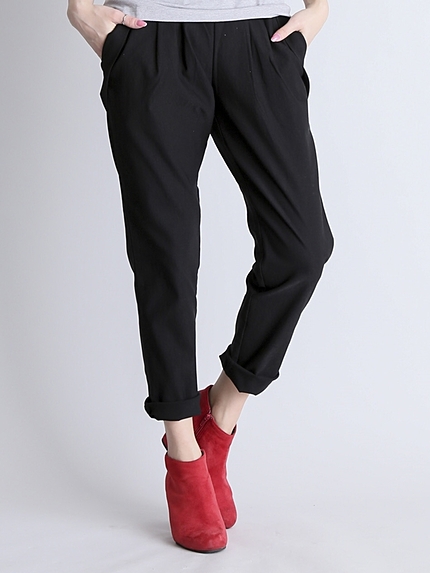 [GIORDANO]タックイージーパンツ