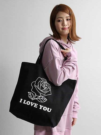 WC/ILOVEYOUトート