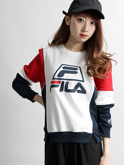 WEGO|FILAブロック切替プルオーバー