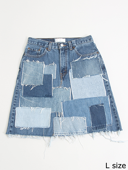 WEGO/パッチワークスカート