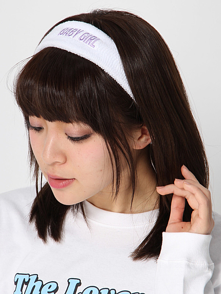 WC/BABYGIRLヘアバンド