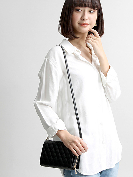 WEGO/キルティングウォレットショルダー