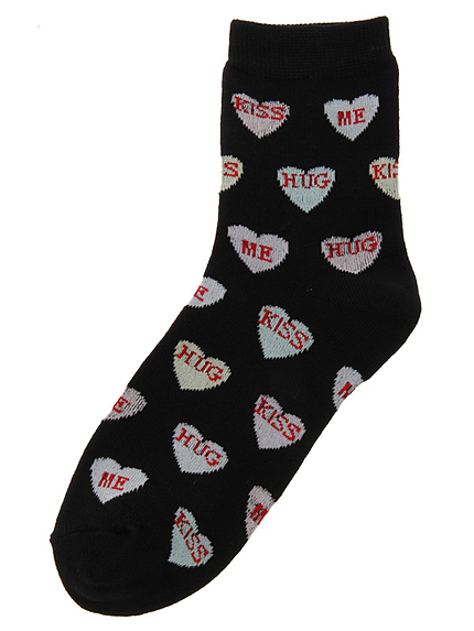 WEGO/ハートロゴソックス