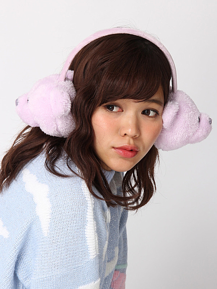 WEGO/クマヌイグルミ耳あて