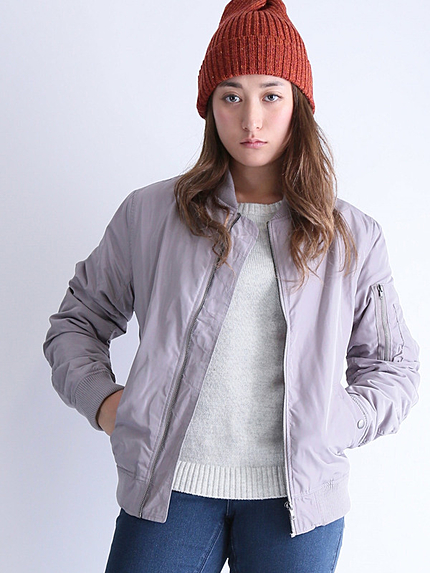 [GIORDANO]スタンダードカラーMA-1ジャケット